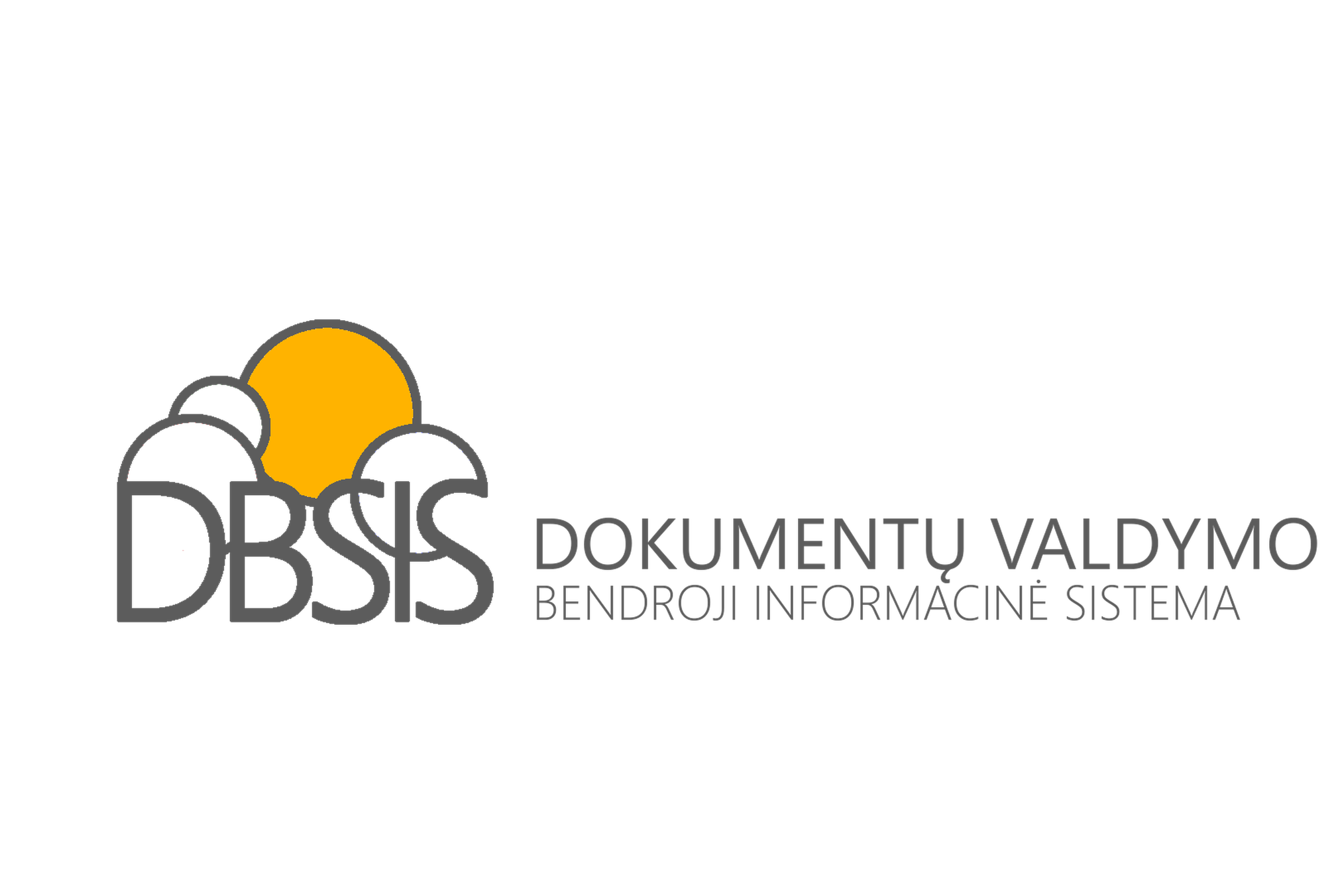  Dokumentų valdymo bendrosios informacinės sistemos logotipas
