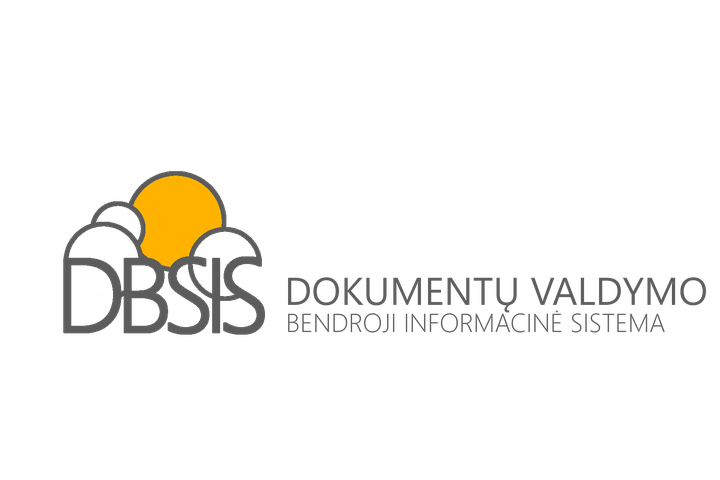 Dokumentų valdymo bendrosios informacinės sistemos logotipas